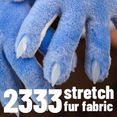 2333 stretch fur fabric 弹力貂毛