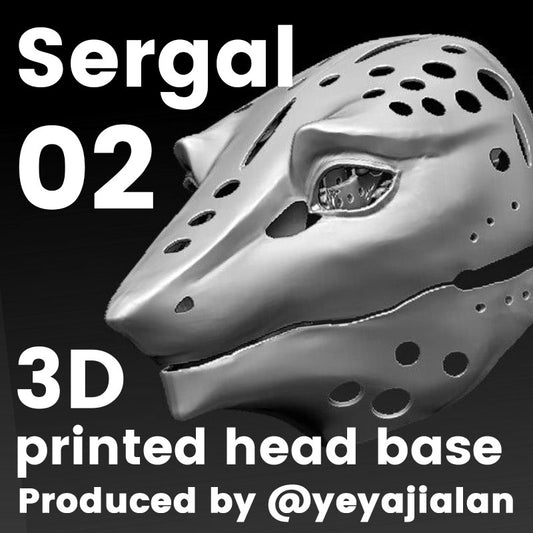 Sergal02 3D printed head base