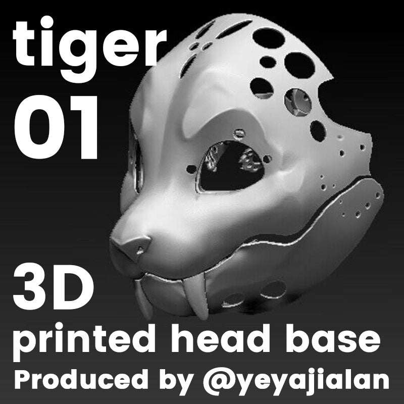 tiger01 3D printed head base