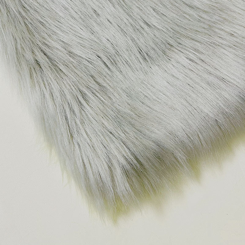 milk shake long fur fabric