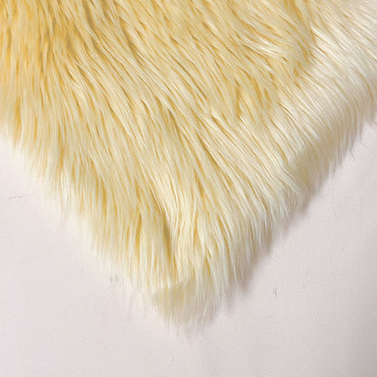 milk shake long fur fabric